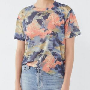 Urban Outfitters Super Soft Wanderlust Printed Tie Dye Tee Shirt